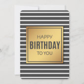 誕生日ホリデーカード シーズンカード (正面)