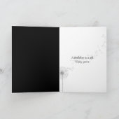 誕生日ホワイトフワフワフワ団子園 カード (内部)