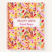 誕生日ボアデザートレシピ ノートブック (正面)