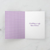 誕生日ボウデイジーオンジンガム カード (内部)