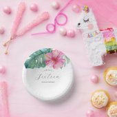 誕生日ボウルズスウィート16トロピカル ペーパーボウル (パーティー)