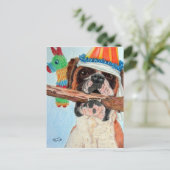 誕生日ボクサー ポストカード (スタンド正面)