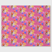 誕生日ボーイか少女2歳のラディバグを包む紙。 ラッピングペーパー (フラット)