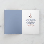 誕生日ボーイと帆船 カード (内部)