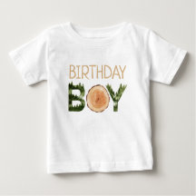 誕生日ボーイウォーターカラーウッドランド