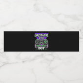 誕生日ボーイゲーマーギフトの兄弟 ペットボトルラベル (シングルラベル)