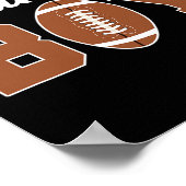 誕生日ボーイサッカーバースデーパーティーファミリーマッチ ポスター (角)