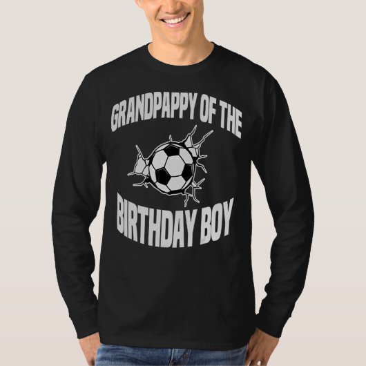 誕生日ボーイサッカーボールチームBdの孫 Tシャツ (正面)
