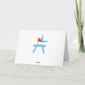 誕生日ボーイズ体操ポンメルホース カード (裏面)