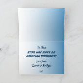 誕生日ボーイズ体操ポンメルホース カード (内部)