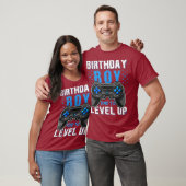 誕生日ボーイタイムレベルアップビデオゲームのゲーマー Tシャツ (ユニセックス)