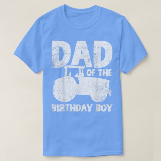 誕生日ボーイトラクター農家 Tシャツ (デザイン正面)