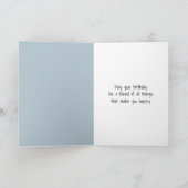 誕生日ボーイハギングドッグウォーター色 カード (内部)