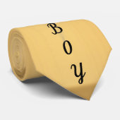 誕生日ボーイバルーン金ゴールドネクタイ ネクタイ (ロール)