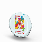 誕生日ボーイパズルラブトゥピース フォトブロック (右)