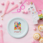 誕生日ボーイパズルラブトゥピース ペーパープレート (パーティー)