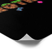 誕生日ボーイピクセルゲームの兄弟マッチングFa ポスター (角)