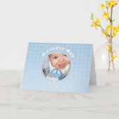 誕生日ボーイフォトウィンターオネダーランド カード (黄色い花)