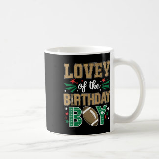 誕生日ボーイフットボールのラビーマッチBday P コーヒーマグカップ