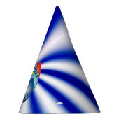 誕生日ボーイブルー パーティーハット (右)