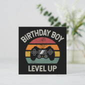 誕生日ボーイレベルアップ カード (スタンド正面)