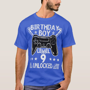 誕生日ボーイレベル9アンロック第9誕生日ビデオG Tシャツ