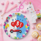 誕生日ボーイレーカー&バルーン紙プレート ペーパープレート (パーティー)