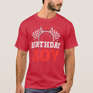 誕生日ボーイレースレースドライバー誕生日クルー Tシャツ