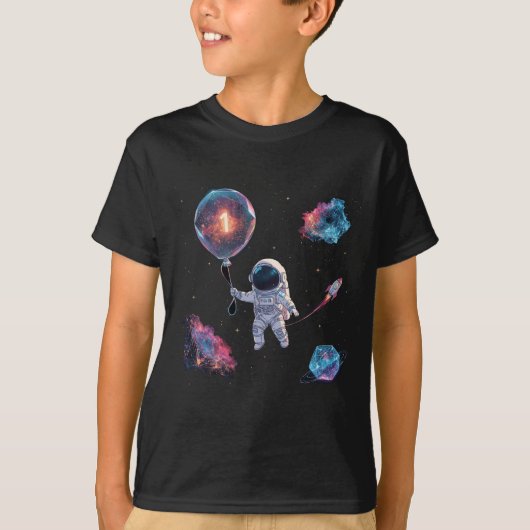 誕生日ボーイ宇宙アドベンチャーティー Tシャツ (正面)