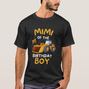 誕生日ボーイ建築トラックドライバーのMIMI Tシャツ