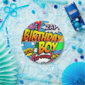 誕生日ボーイ漫画ブックパーティー ペーパープレート (パーティー)