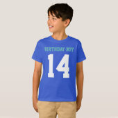 誕生日ボーイ14 Tシャツ (正面フル)