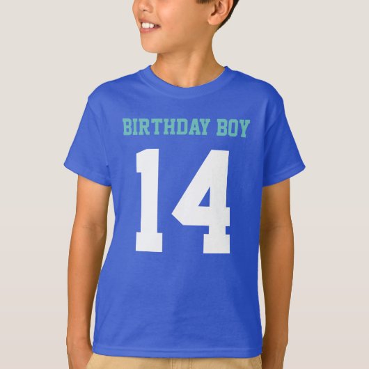 誕生日ボーイ14 Tシャツ (正面)