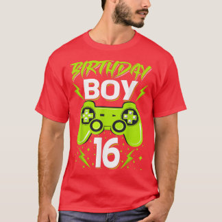 誕生日ボーイ16ビデオゲーム制御ゲーマー16th B Tシャツ