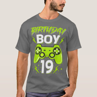 誕生日ボーイ19ビデオゲーム制御ゲーマー19th B Tシャツ