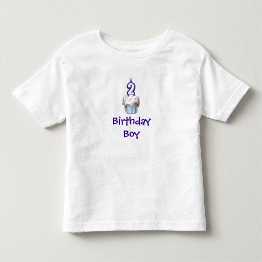 誕生日ボーイ2 トドラーTシャツ (正面)