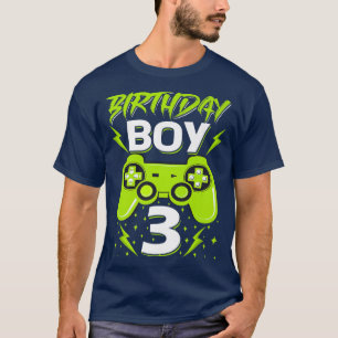 誕生日ボーイ3ビデオゲーム制御ゲーマー3rd Bir Tシャツ
