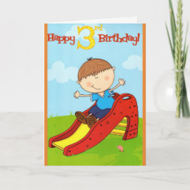 誕生日ボーイ3rd誕生日カード カード