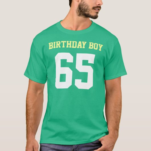 誕生日ボーイ65 Tシャツ (正面)