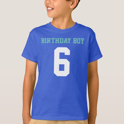 誕生日ボーイ6 Tシャツ (正面)