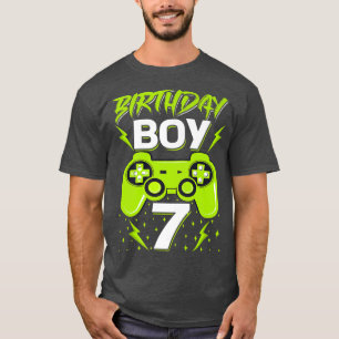 誕生日ボーイ7ビデオゲームコントローラゲーマー7th Bir Tシャツ