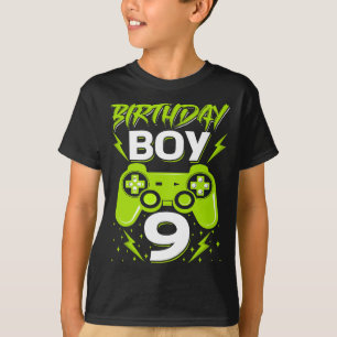 誕生日ボーイ9ビデオゲーム制御ゲーマー9th Bir Tシャツ