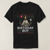 誕生日ボーイ・イエスキリスト・クリスマスセーターおもしろい Tシャツ (デザイン正面)