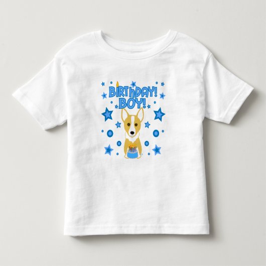 誕生日ボーイ – コルギ トドラーTシャツ (正面)