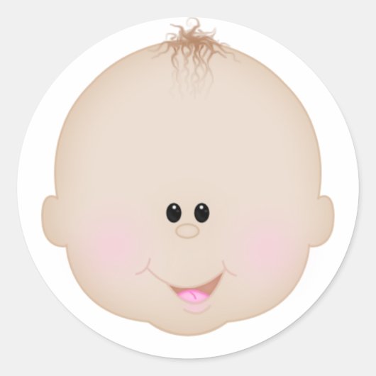 誕生日ボーイ・ステッカー ラウンドシール (正面)