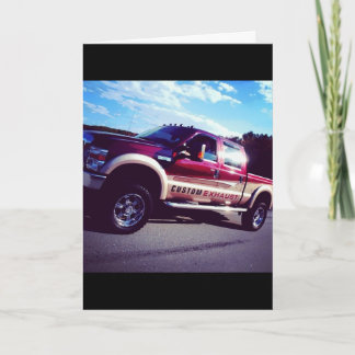 誕生日ボーイ・トラック カード