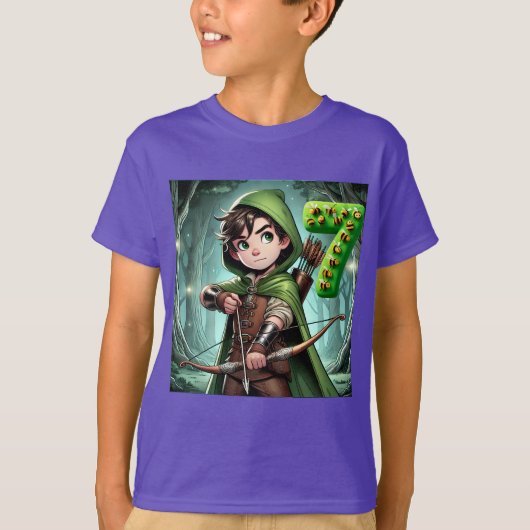 誕生日ボーイAt 7 Tシャツ (正面)