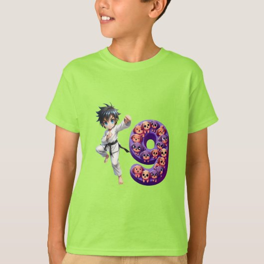 誕生日ボーイAt 9 Tシャツ (正面)