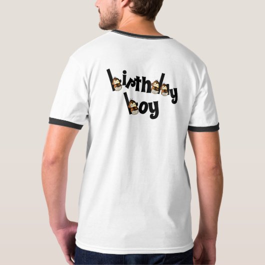 誕生日ボーイTシャツ Tシャツ (裏面)