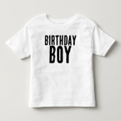誕生日ボーイTODDLER Tシャツ (正面)
